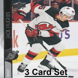 Jack Hughes Hockey Card Collection